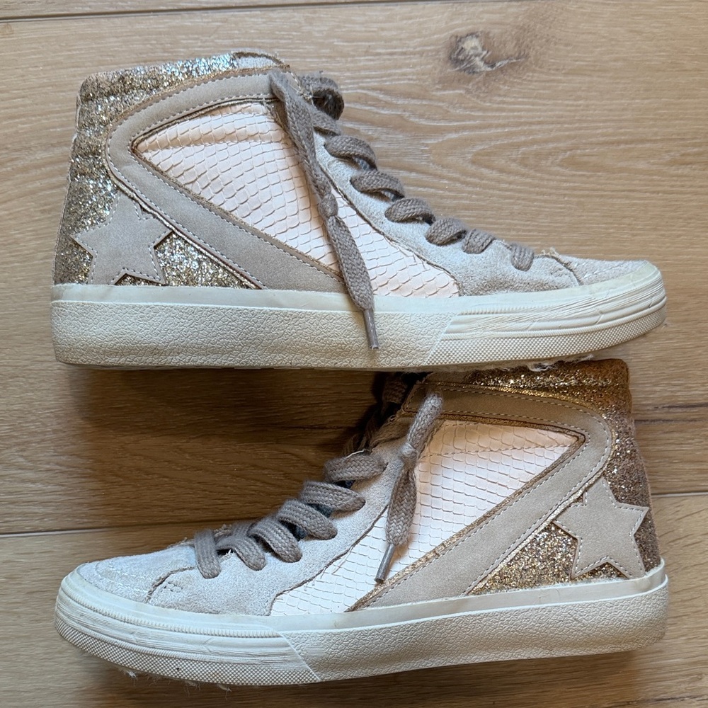 ShuShop Roxanne Glitter Star Sneakers